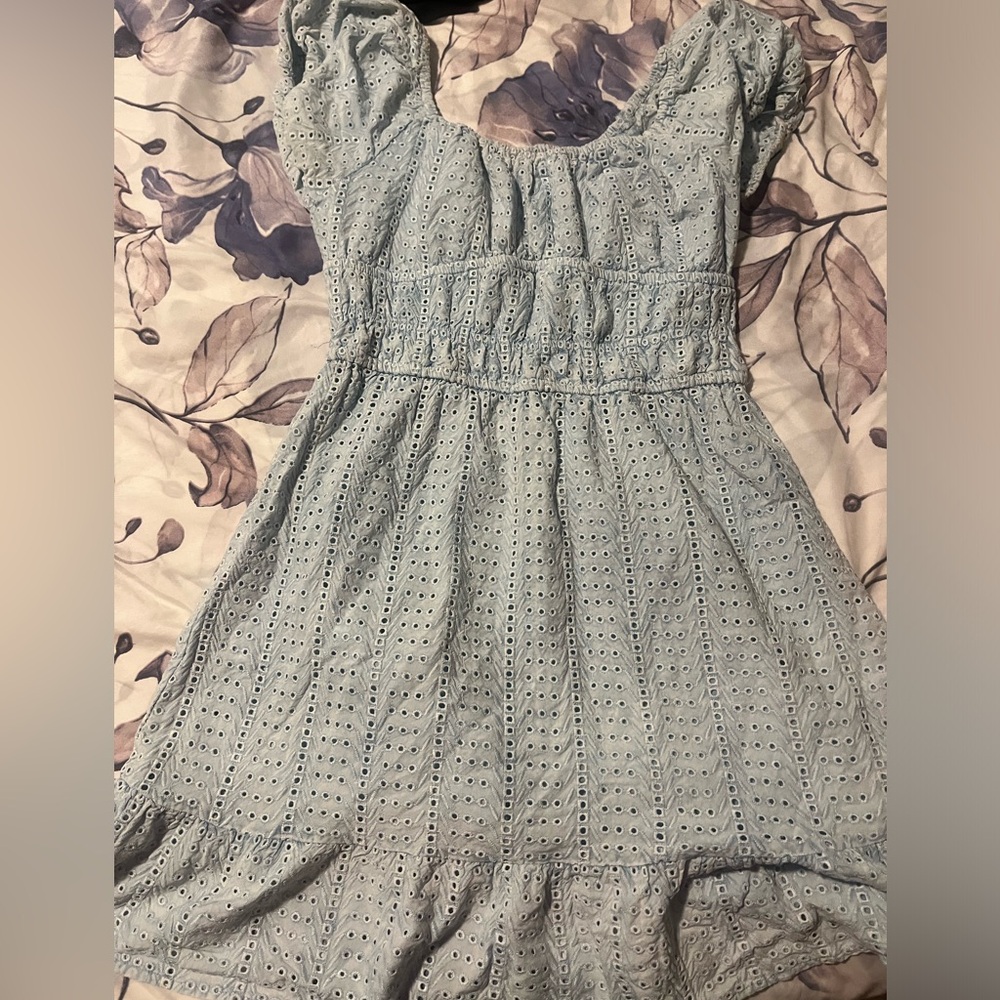 Light blue mini dress